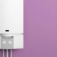 white boiler by purple wall - O'Boys Heating & Air boiler