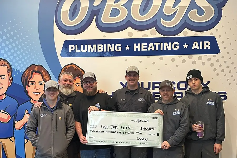 O’Boys Donating Toys